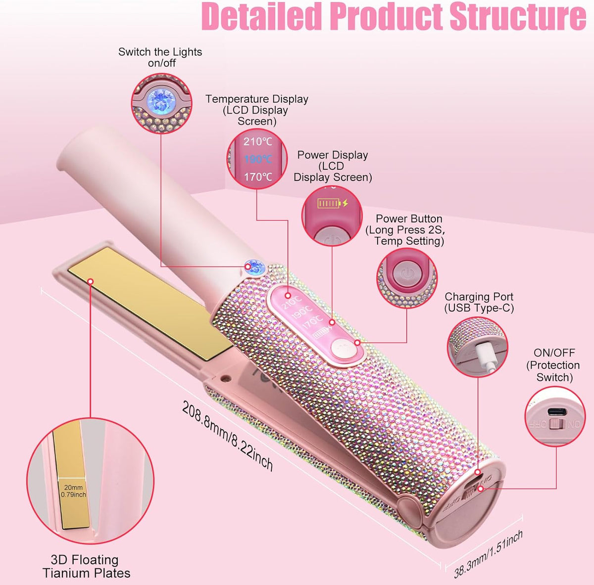 Glam Sparkle Hair Styler